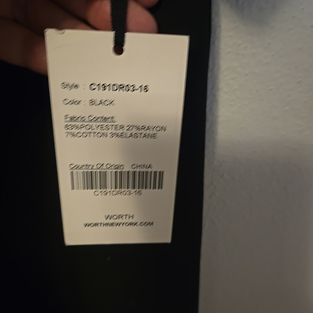 WORTH A-Line Midi Dress Black 16 NWT - Picture 6 of 7